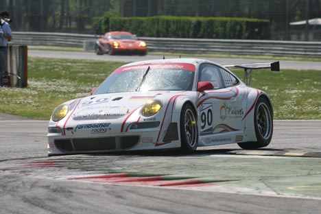 Lars Erik Nielsen i sin Porsche 997 GT3 RSR